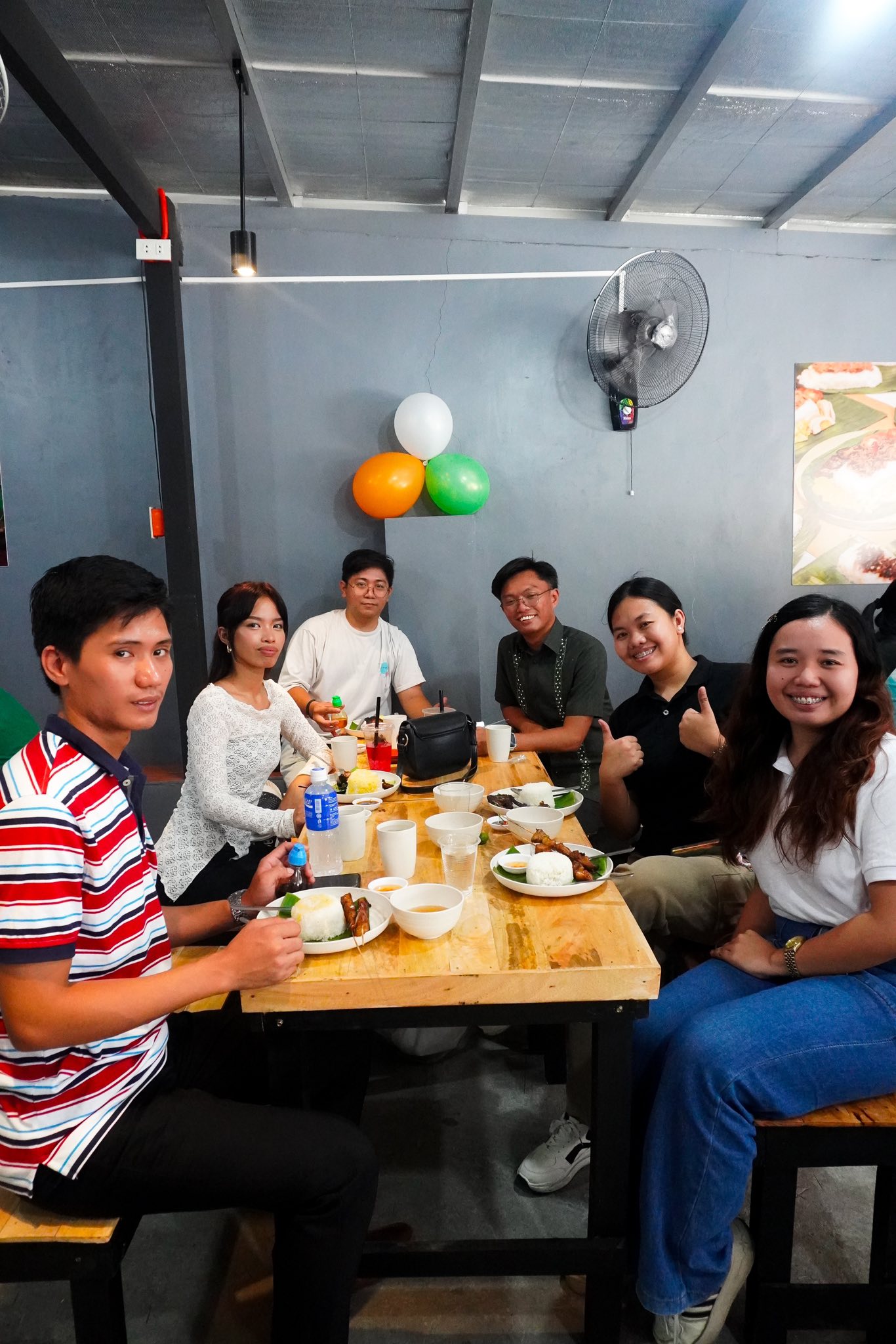 Happy customers at Zion's Foodhub